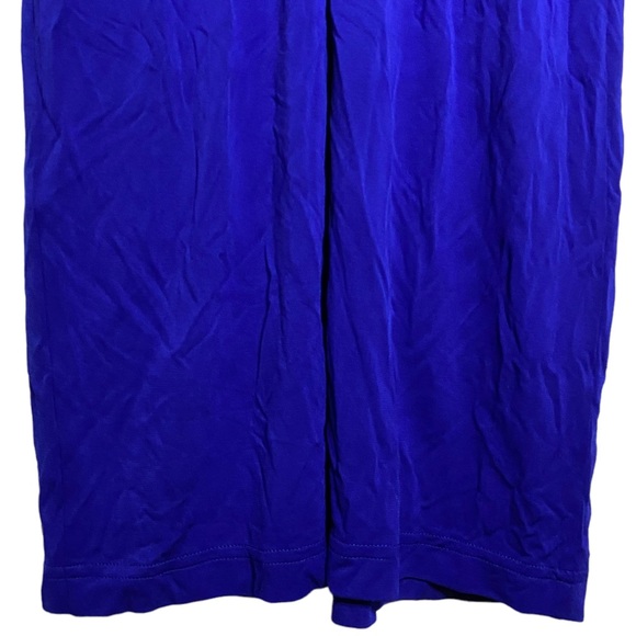 Akris Blue Slip Dress Adjustable Spaghetti Straps Mini Length Scoop Neck 6 - Picture 9 of 15